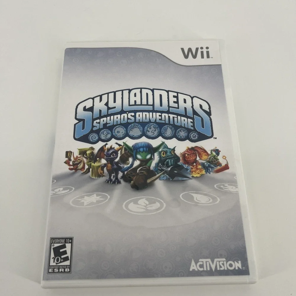 Skylanders: Spyro's Adventure (Nintendo Wii) Case & Disc TESTED